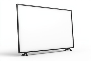 Naklejka premium TV screen mockup on isolated background created with Generative AI
