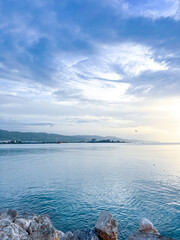 view from the sea