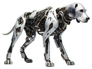 PNG Cyborg dog animal mammal pet.