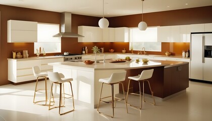 Photo interior modern design room 3d illustration