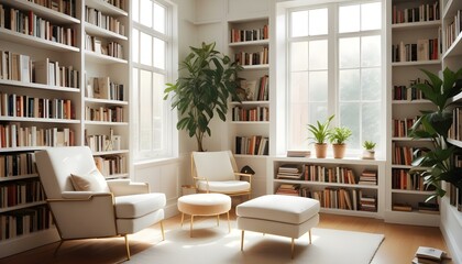 Photo interior modern design room 3d illustration