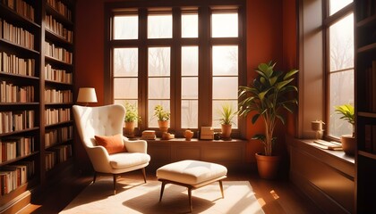 Photo interior modern design room 3d illustration