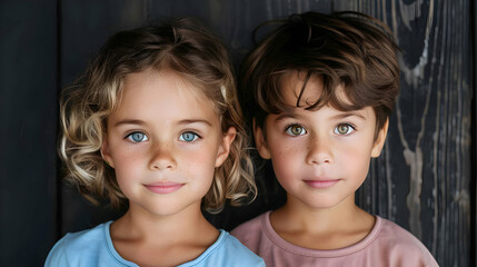 Brother And Sister Happy Siblings