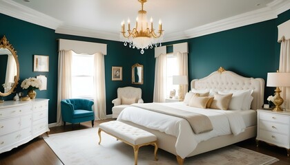 Photo interior modern design room 3d illustration