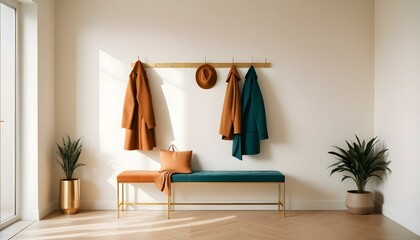 Photo interior modern design room 3d illustration
