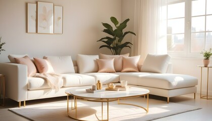 Fototapeta premium Photo interior modern design room 3d illustration