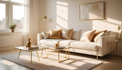 Fototapeta premium Photo interior modern design room 3d illustration