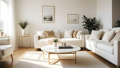 Fototapeta premium Photo interior modern design room 3d illustration