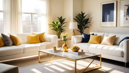 Photo interior modern design room 3d illustration
