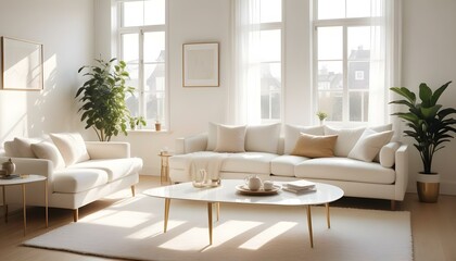 Photo interior modern design room 3d illustration