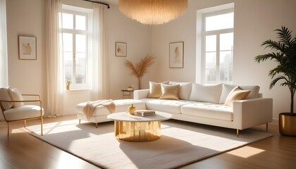 Photo interior modern design room 3d illustration