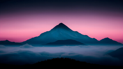 Fototapeta premium Brown And White Mountain Under White Clouds During