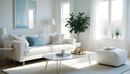 Photo interior modern design room 3d illustration