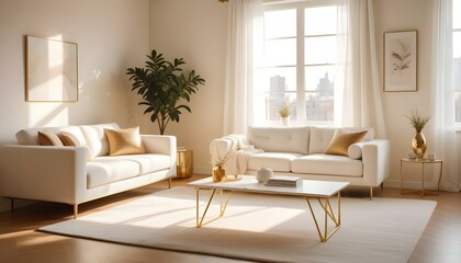 Fototapeta premium Photo interior modern design room 3d illustration