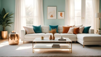 Photo interior modern design room 3d illustration