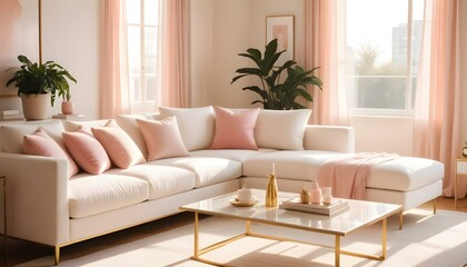 Fototapeta premium Photo interior modern design room 3d illustration