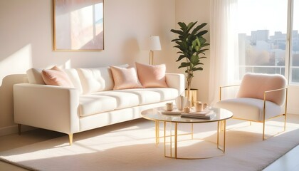 Fototapeta premium Photo interior modern design room 3d illustration