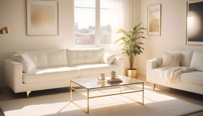 Photo interior modern design room 3d illustration