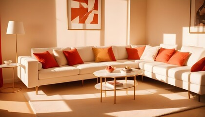 Photo interior modern design room 3d illustration