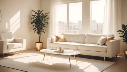 Photo interior modern design room 3d illustration