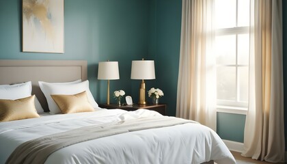 Photo interior modern design room 3d illustration