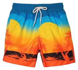 PNG Beach short shorts white background underpants.