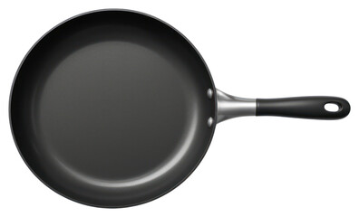 PNG Black frying pan wok white background simplicity.