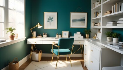 Photo interior modern design room 3d illustration