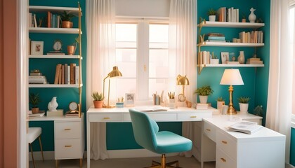 Photo interior modern design room 3d illustration