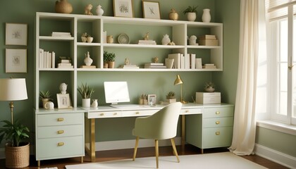 Photo interior modern design room 3d illustration