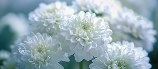 Bouquet Of Blooming White Flora Flower