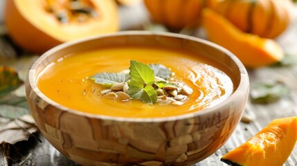 pumpkin soup.