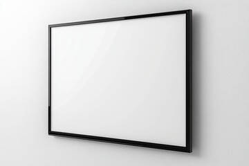 Obraz premium TV screen mockup on isolated background created with Generative AI