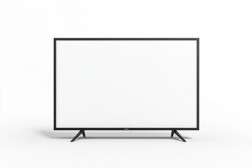 TV screen mockup on isolated background created with Generative AI