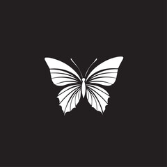 Obraz premium Butterfly in cartoon, doodle style . Image for t-shirt, web, mobile apps and ui. Isolated 2d vector illustration in logo, icon, sketch style, Eps 10, black and white. AI Generative