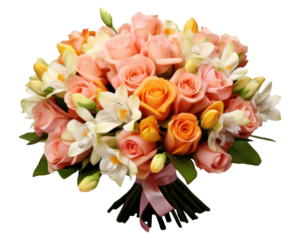 PNG Flower rose plant flower bouquet.