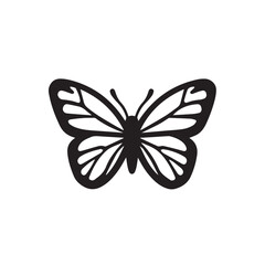 Butterfly in cartoon, doodle style . Image for t-shirt, web, mobile apps and ui. Isolated 2d vector illustration in logo, icon, sketch style, Eps 10, black and white. AI Generative