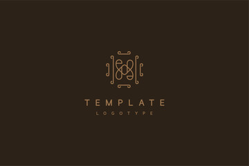 Vintage abstract template logo design solution