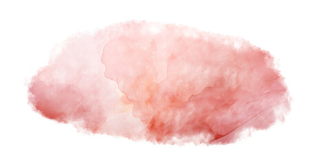Watercolor brush stroke in soft pink creates a delicate, ethereal texture