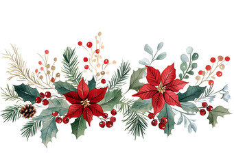 Weihnachtliche Umrandung, made by AI