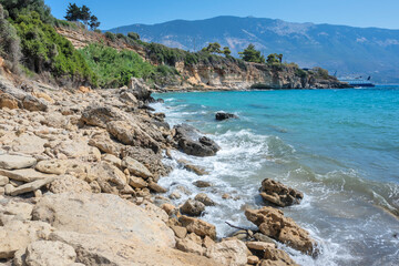 Obraz premium Amazing view of Pessada Beach, Cephalonia, Greece