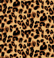 leopard pattern seamless fashionable design for print clothes, paper, fabric. leopard spots