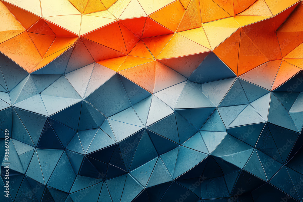 Poster a set of nested regular polygons, from triangles to decagons, showing the relationship between polyg