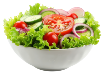 PNG Fresh vegetable salad bowl