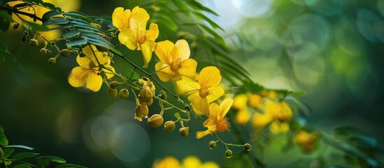Cassia Fistula In The Garden