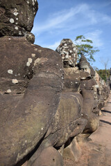 rock statues in cambodia