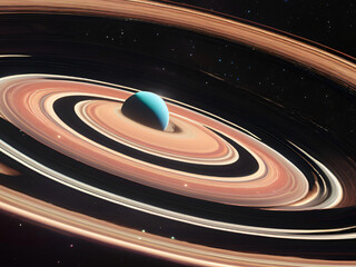 Obraz premium planet in space vector