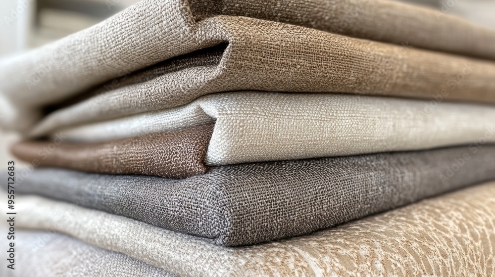 Poster earthy textile patterns, subtle and elegant muted earth tones create a sophisticated and timeless pa