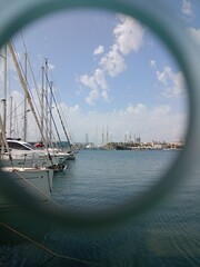 yacht in the sea