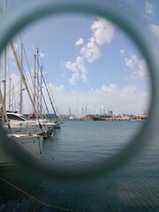 yachts in the bay